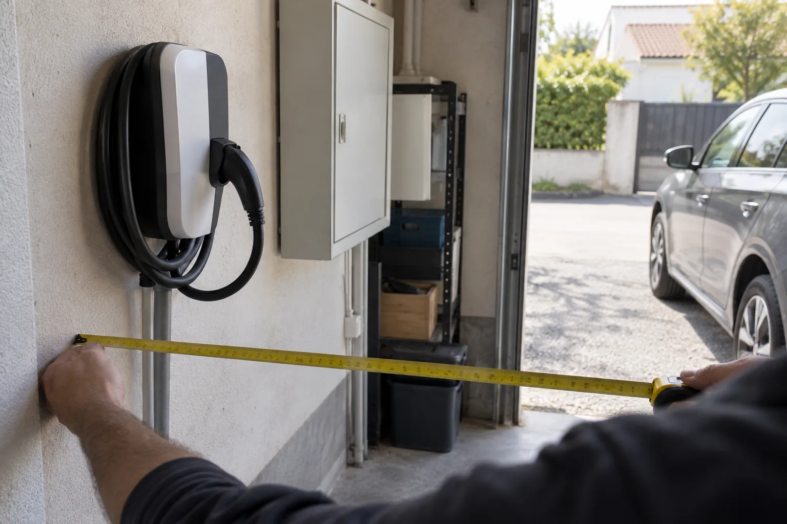Illustration générée pour parcours du chantier : prévoir la visite du logement, sans client ni chantier réel.